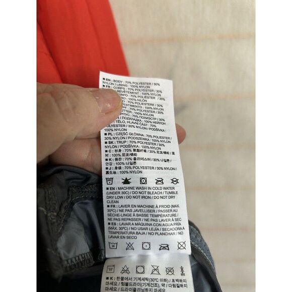 Burton Mens Red Gray Color block Dryride Windbreaker Anorak Nylon Jacket M - Picture 8 of 14